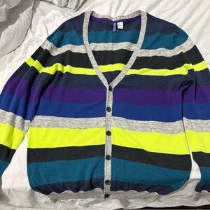 Colorful Striped Men's Sweater